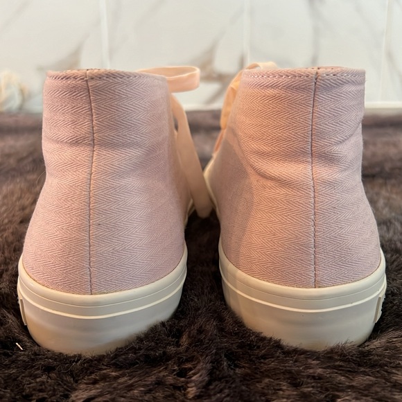 SeaVees Light Pink Velvet Laces, Maslon Desert Boot Size 8 - Picture 4 of 12
